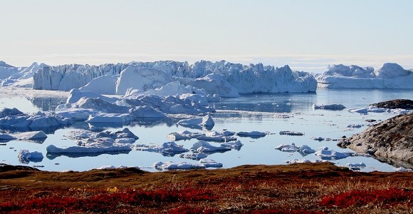 世界遺産の氷河：イルリサット